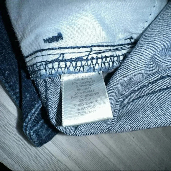 Christopher‎ & Banks 6P boho print blue jeans - Picture 6 of 6